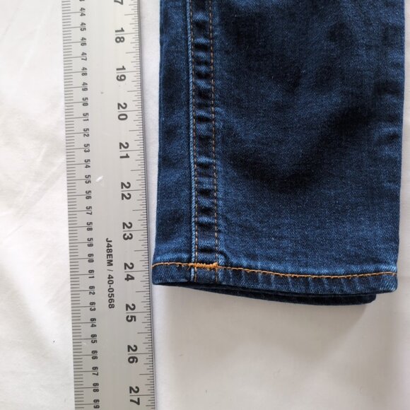 Vintage Y2K Women's True Religion Blue Jeans Denim Contrast Stitching, Size 28 - Picture 8 of 9